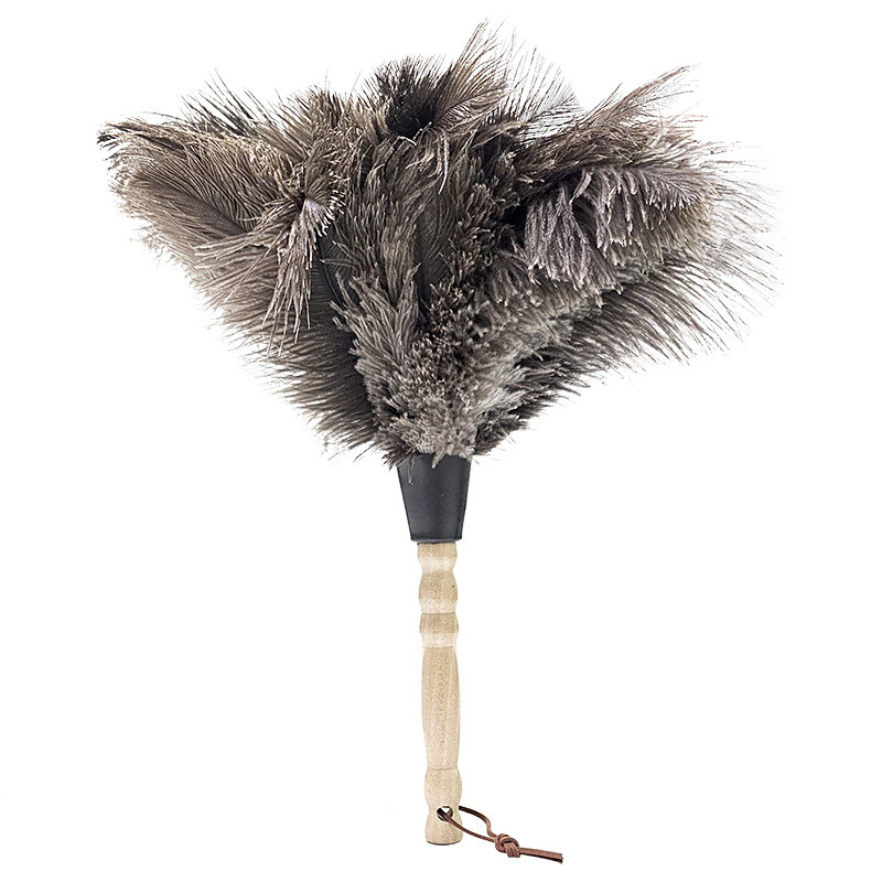 Ostrich Feather Duster Static Dust Removal Chicken Feather Dust Sweeper ...