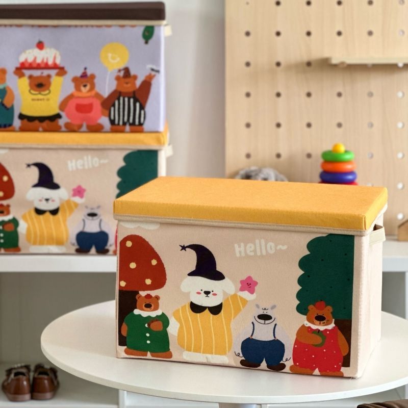 Cute Cartoon Clothes Storage Box Household Odorless Children's Toy ...