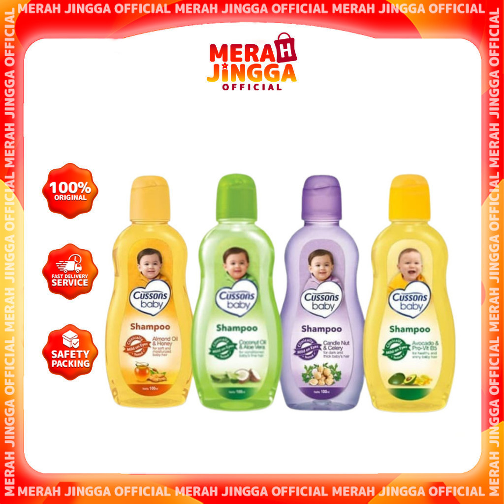 Cussons Baby Shampoo - Sampo Bayi / Merah jingga Official