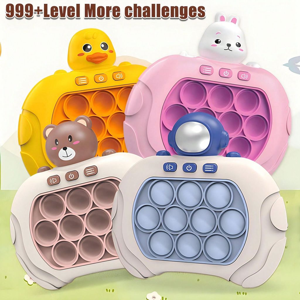 2025 New Quick-Push Game Pop Fidget Bubble Popper: Lightweight ...