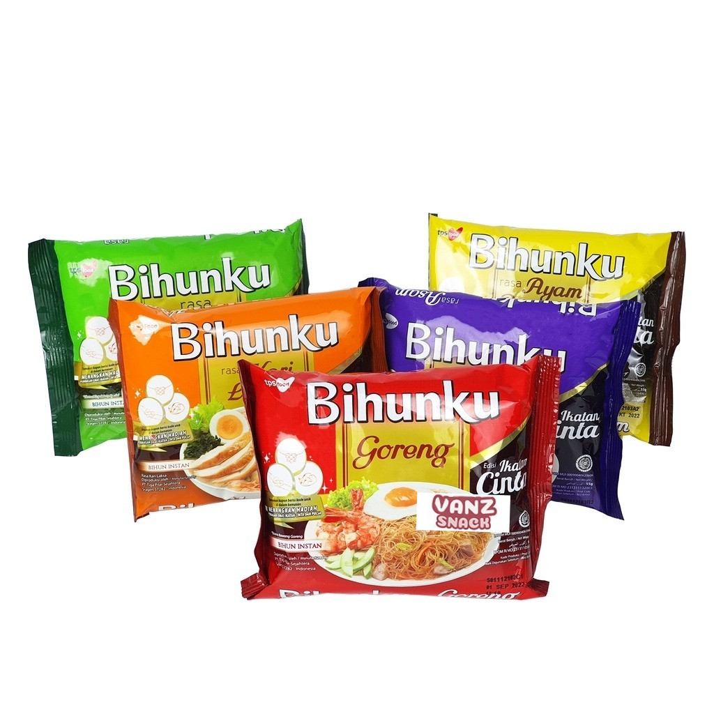 Bihunku Bihun instan tersedia aneka rasa netto 55 gram