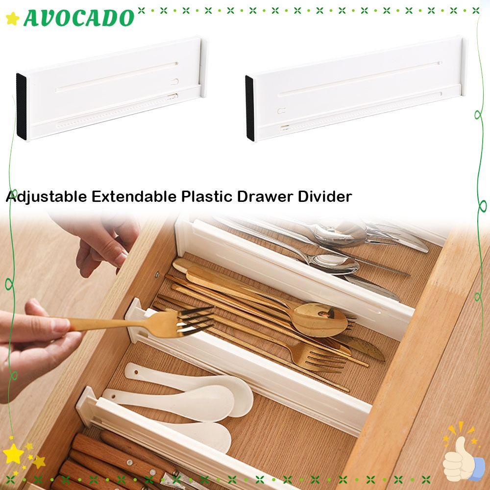 AVOCAYY Drawer Divider, Drawer Organizer Extendable Drawer Telescopic ...