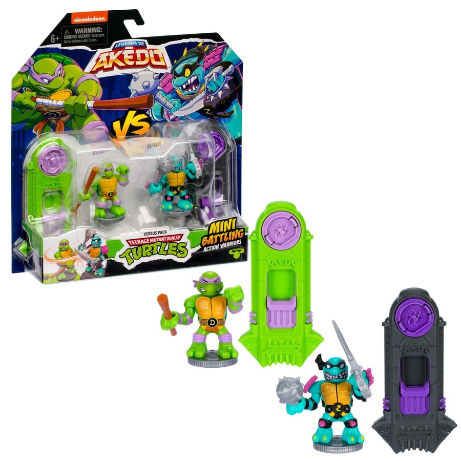 Legends of Akedo Teenage Mutant Ninja Turtles. Mini Warriors de Batalla