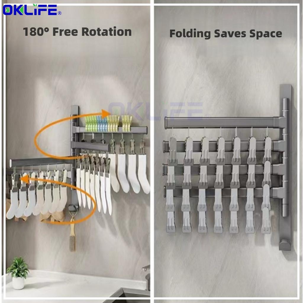 Portable Aluminum Multi-Clip Laundry Drying Hanger view 9