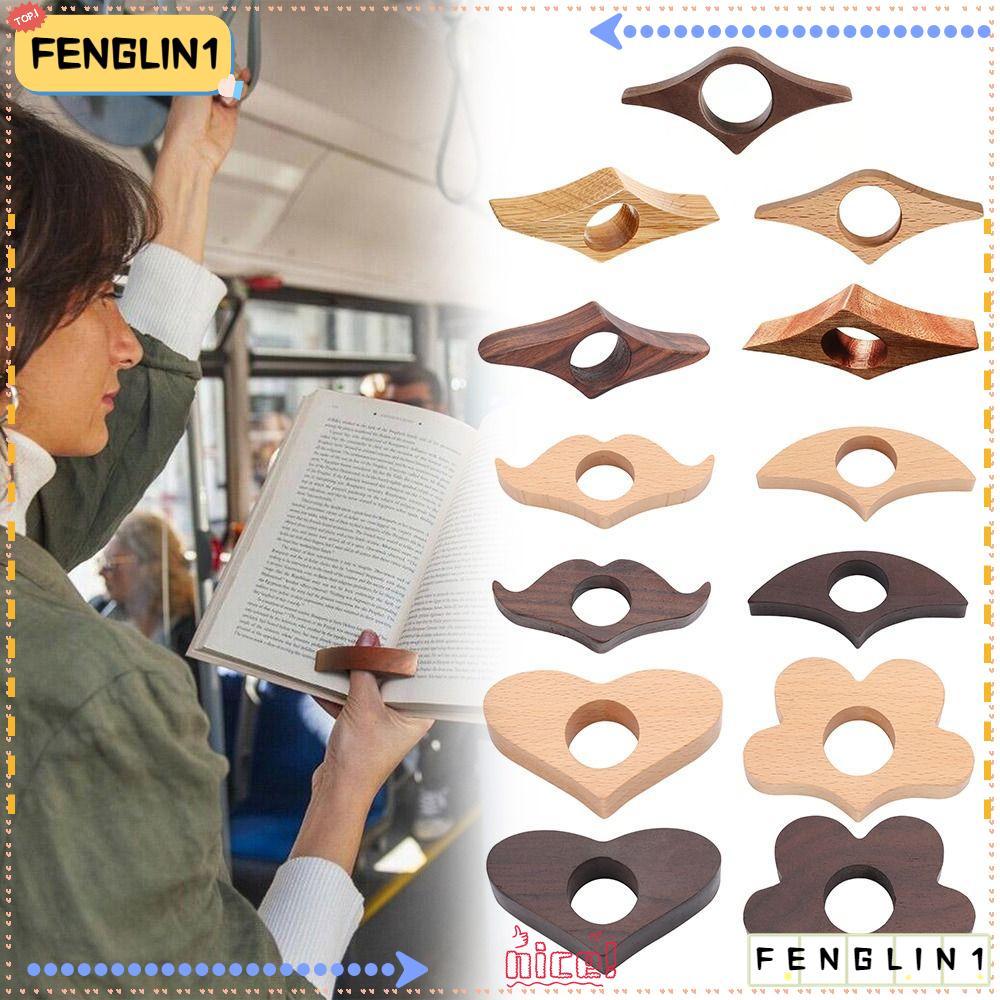 FENGLIN Bookmarks, Wooden Fast Reading Aids Tools Thumb Bookmark, High ...