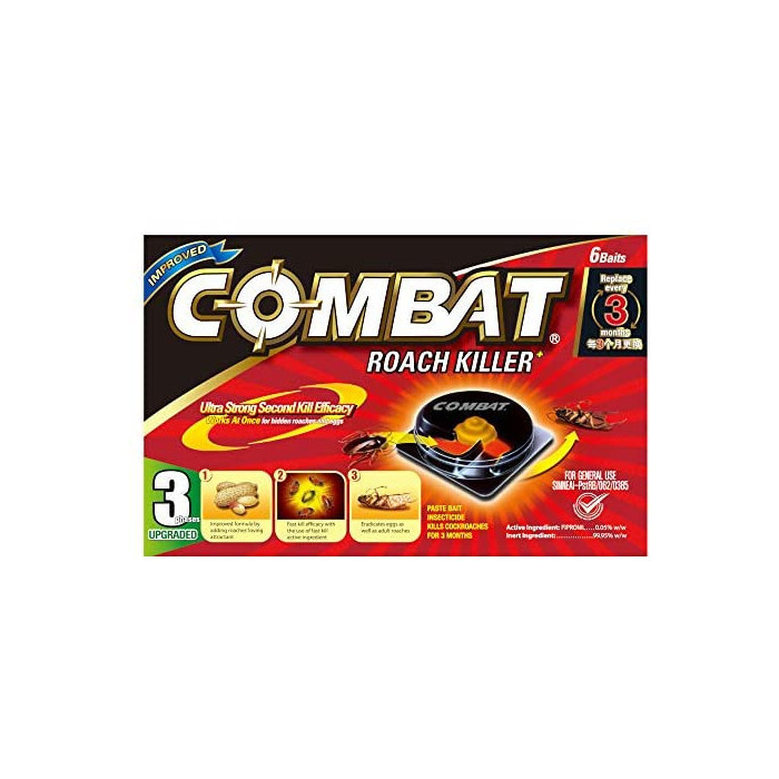 Combat Roach Killer Bait Stations (6 x 2g) (PM) | Shopee Singapore