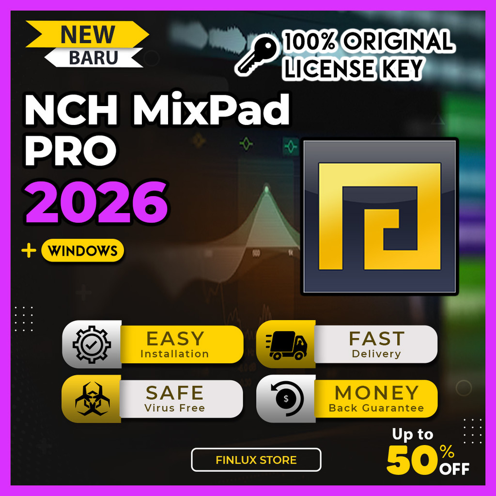 NCH MixPad v14.01 Serial Key Latest 2026 Lifetime For Windows | Shopee ...