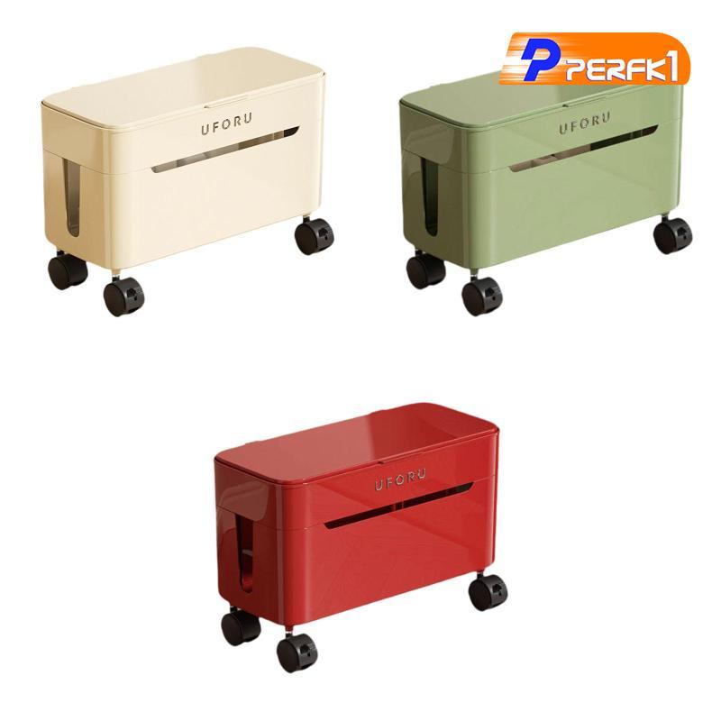 [Perfk1] Cable Management Box Cable Organizer Box with Holes Space ...