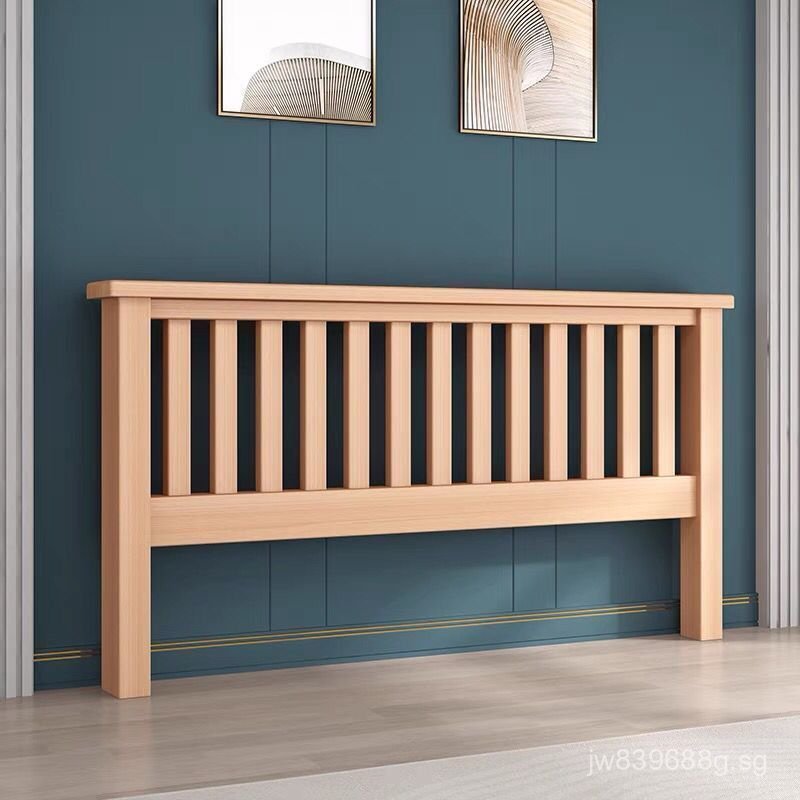 Factory Wholesale Double Modern Backrest Board Solid Wood Headboard ...
