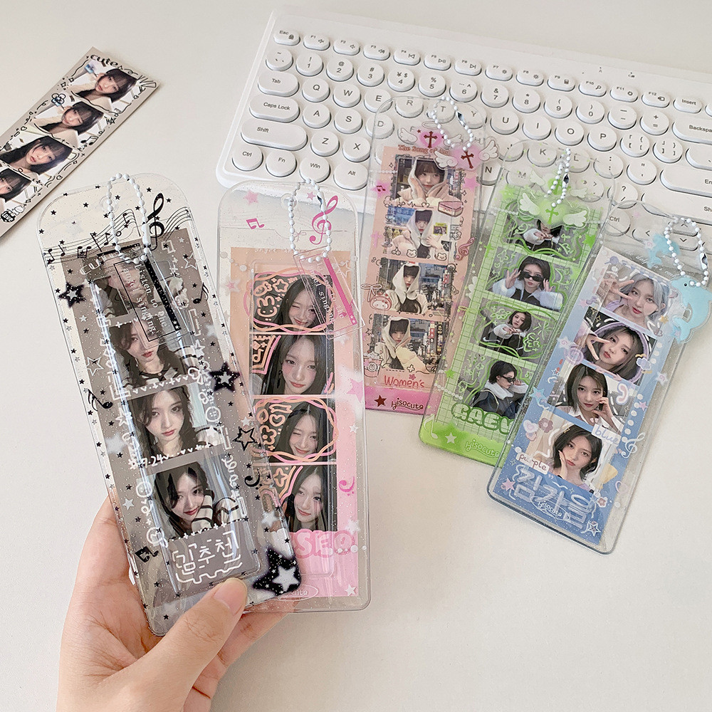 HARU] Pattern Transparent PVC Series Photostrip Holder Photo Album