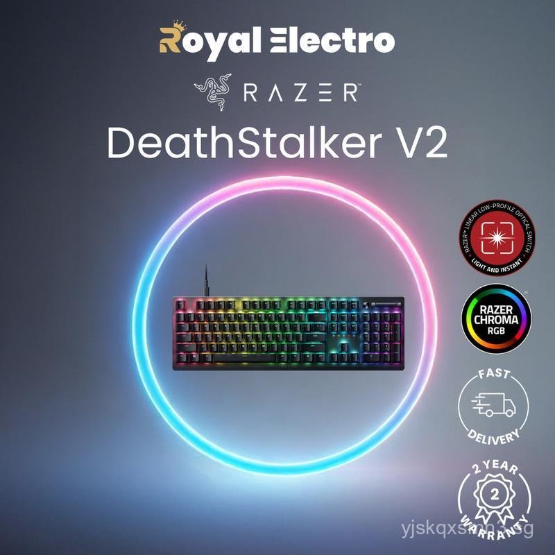 Razer DeathStalker V2 - Low-Profile RGB Optical Gaming Keyboard ...