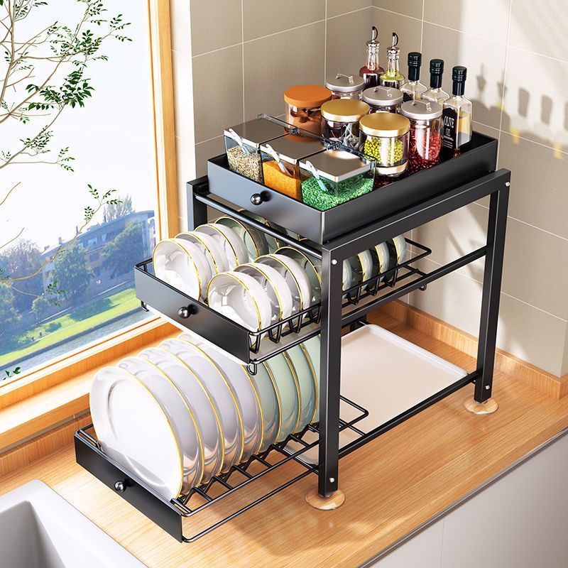 Kitchen Dish Drying Rack Dish Drainer Dish Drying Rack Dishware Dish ...