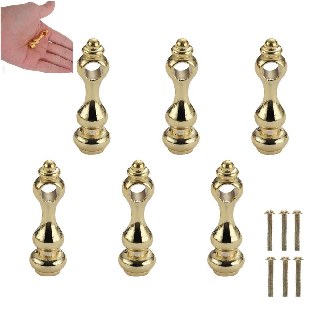 6 Pack Metal Shelf Rail Connectors Glass Railing Posts for Gallery ...