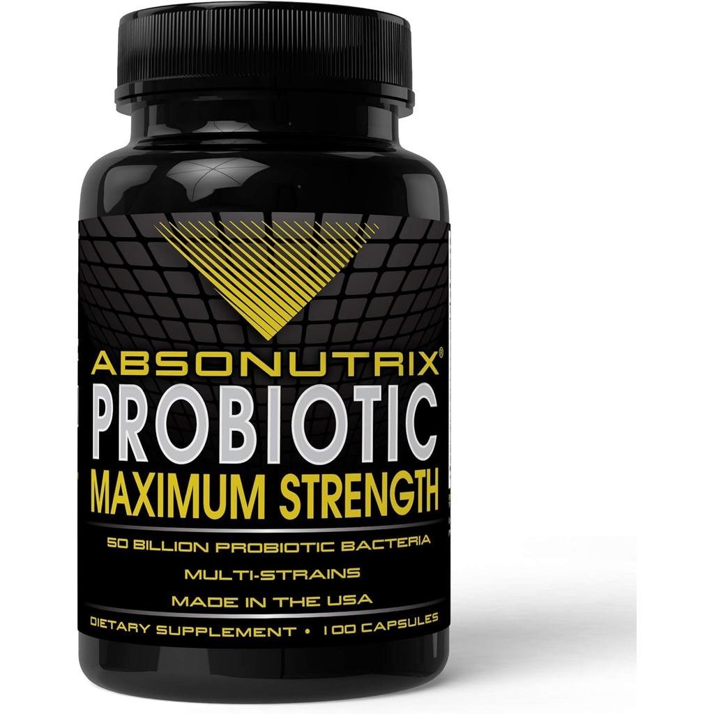 Absonutrix Probiotic Maximum Strength 50 Billion Per Capsule Multi ...