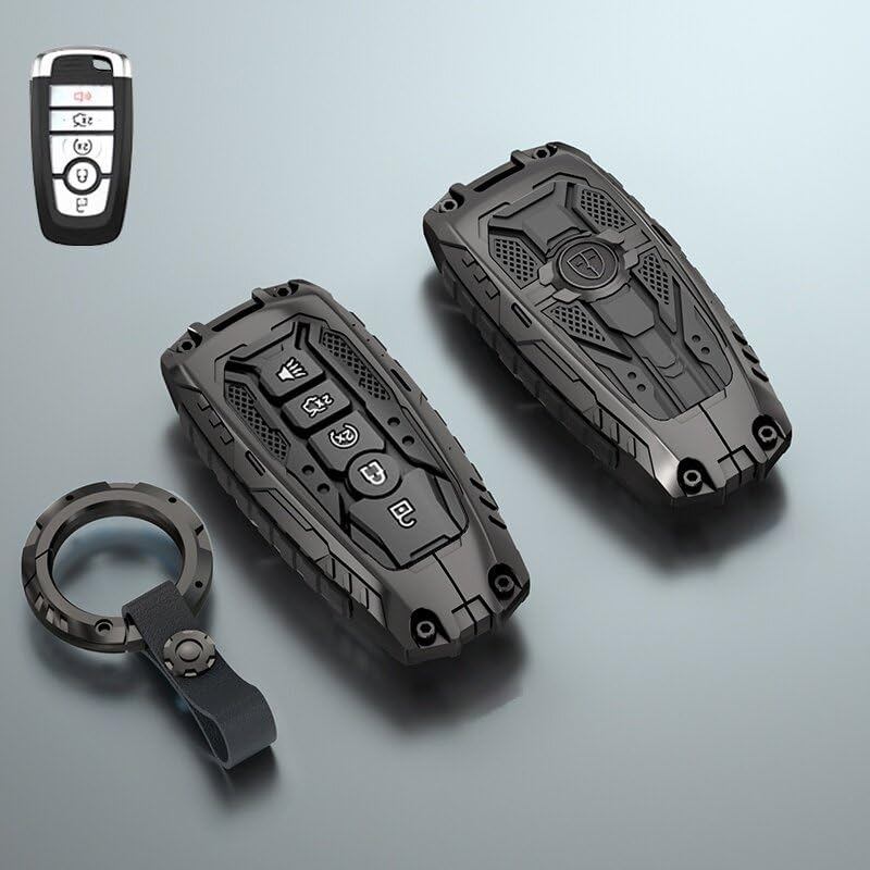 Heavy Duty Metal Key Fob Cover Case for Ford Explorer Fusion Escape ...