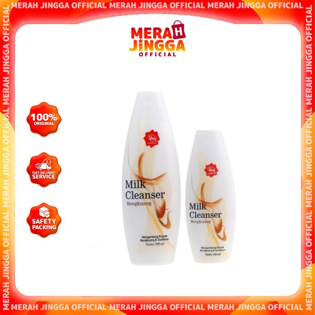 Viva Milk Cleanser Emollient 100 ml & 200 ml / Merah Jingga Official