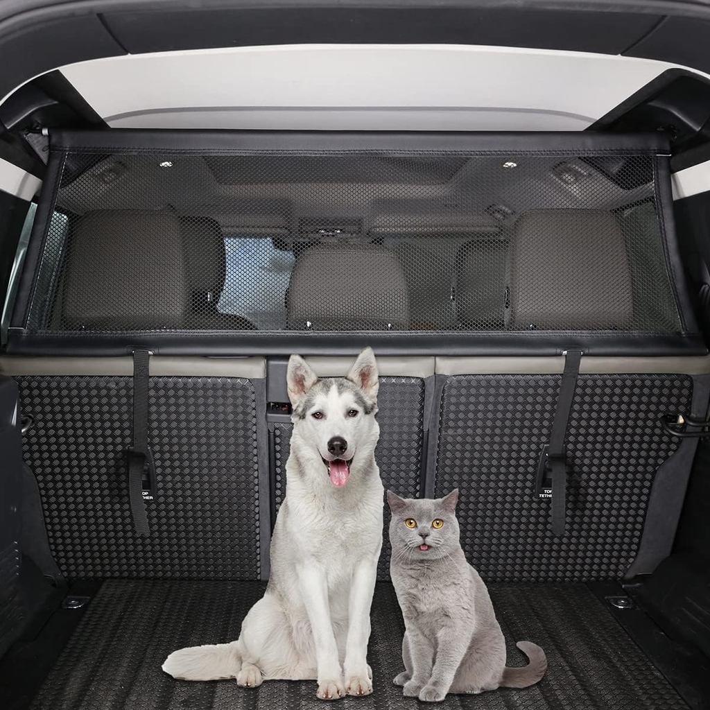 Pet Restraint Net Dog Fence Car Backseat Divider Vehicle Gate Cargo ...