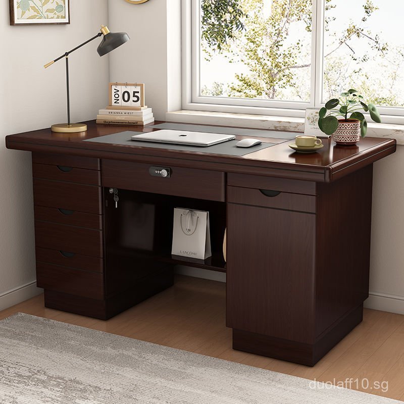 Office Desk and Chair Set Home Writing Desk Computer Desk Single with ...