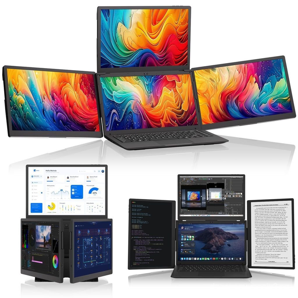 13.31 Inch One Line Communication Laptop Expansion Screen Dual Screen ...