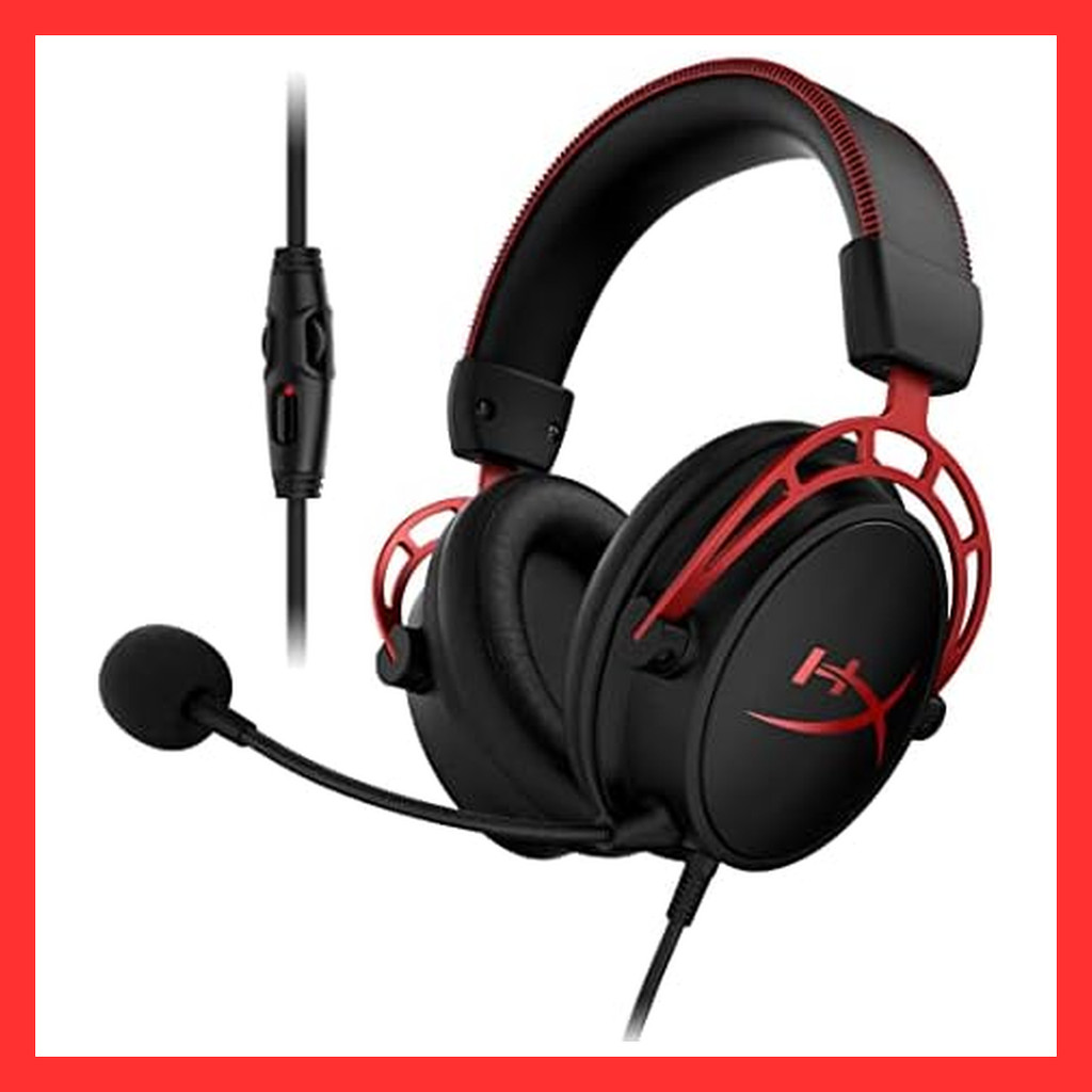 HyperX Cloud Alpha Gaming Headset Inline Volume Control Box Included ...