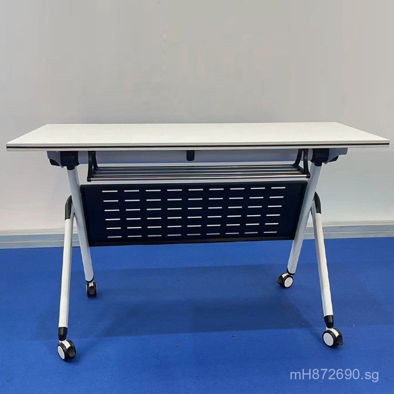 Splicing Office Desk Training Institution Desk and Chair Movable ...