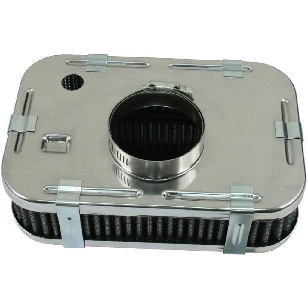 Air Cleaner Rectangular For Stock Vw Carbs 2 116 Inlet Compatible 