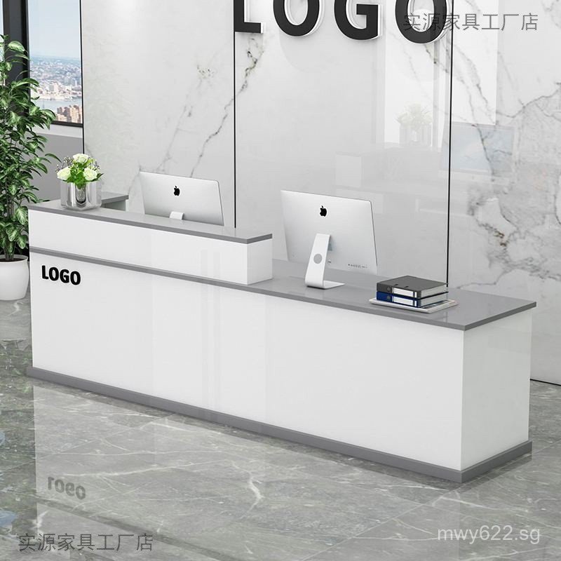 Cashier Counter Modern Small Reception Desk Simple Company Cashier ...
