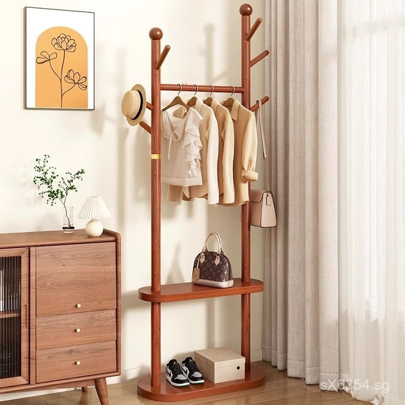 Freestanding Clothes Rack Floor-standing Garment Rack Bedroom Room ...