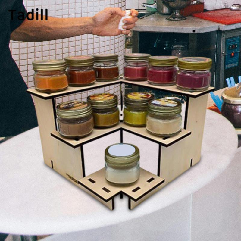 [Koolsoo] 3 Tier Retail Table Display Corner Stand 3 Step Corner ...