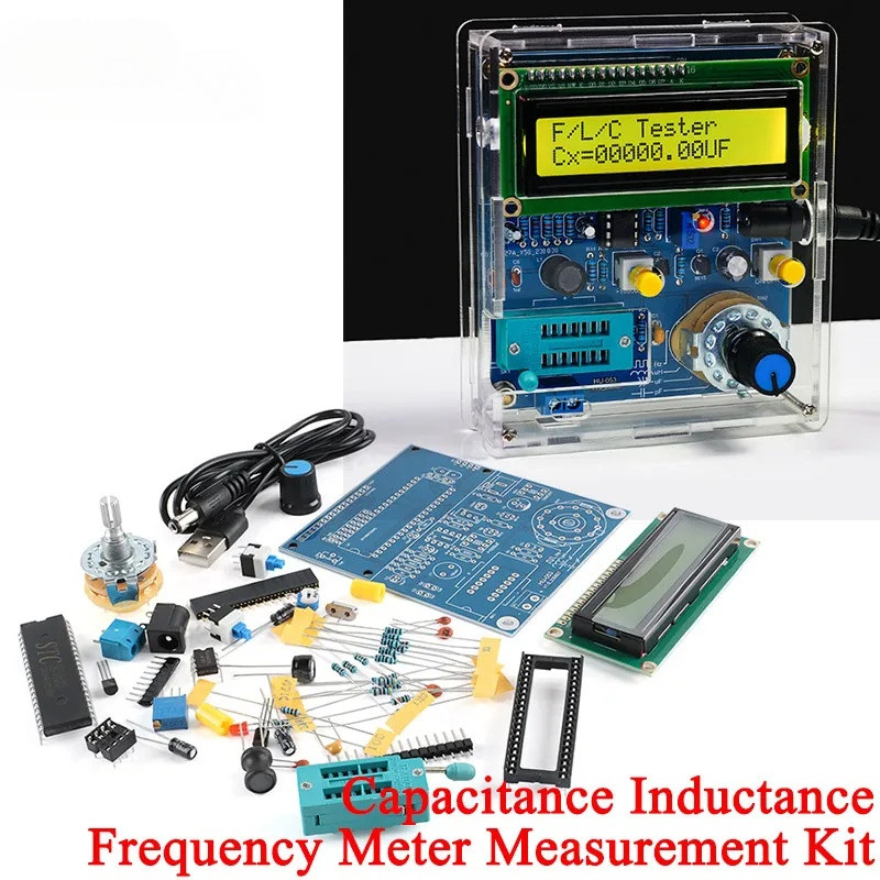 Capacitance Inductance Tester DIY Electronic Kit Frequency Meter ...