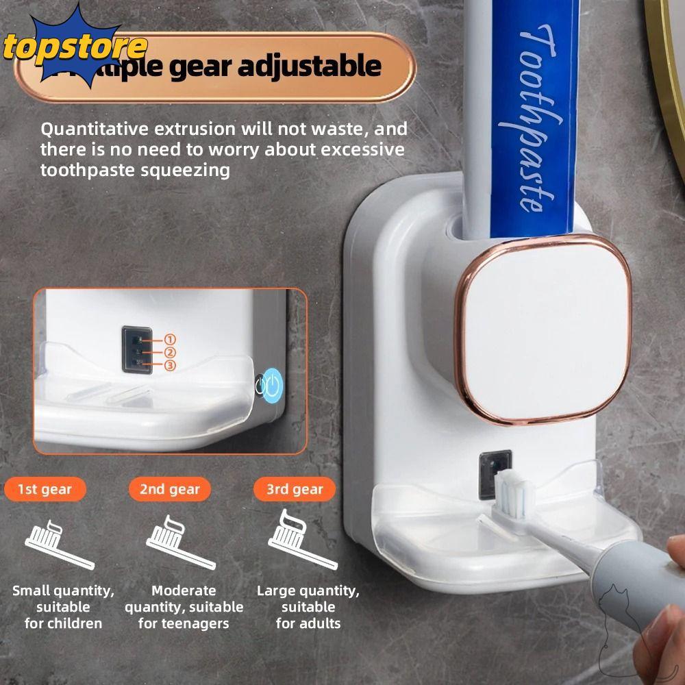 TOPSTORED Automatic Sensor Tooth Paste Squeezer, Electric Automatic ...