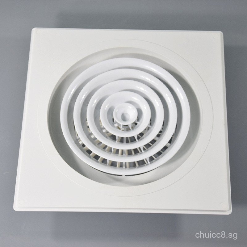External Square Internal Round Diffuser Plastic Adjustable Air Outlet ...