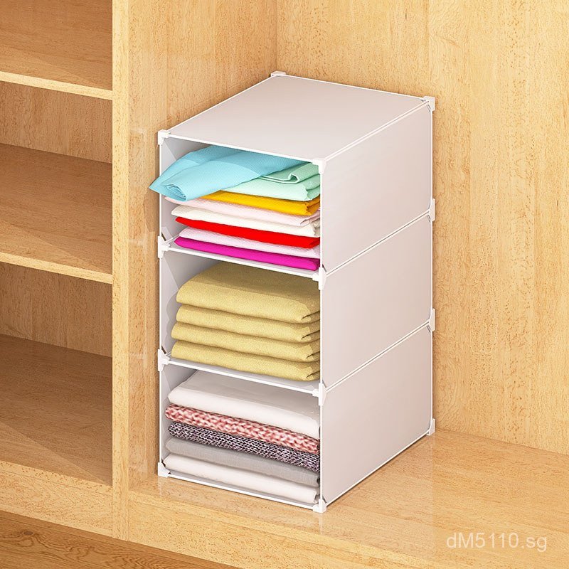 Layered Wardrobe Clothing Dormitory Divider Student Essential Storage ...