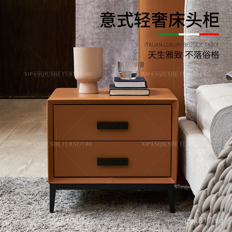 Storage Cabinet Small Cabinet Simple Bedside Cabinet Modern Bedside ...
