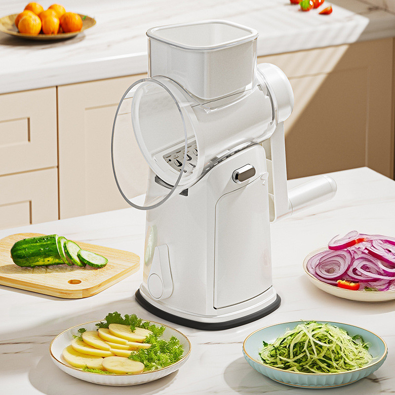 Manual Rotary Vegetable Cutter Multifunction Kitchen Slicer Grater ...
