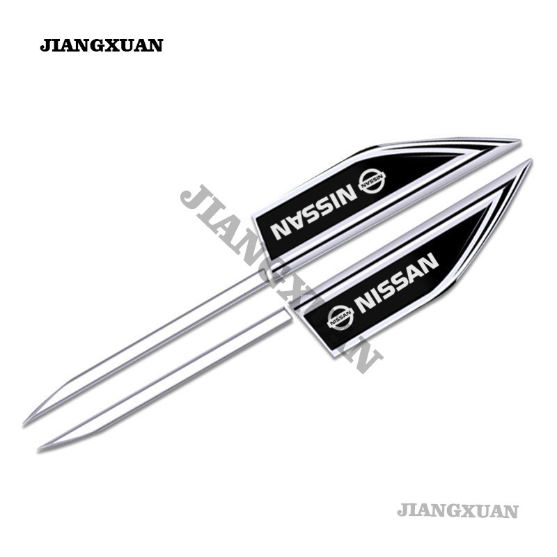 Nissan Car metal trim stickers Car Body Creative Decals Qashqai Note ...