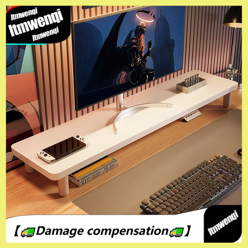 Computer Desk Storage Rack Screen Straight Board Heightening Rack ...