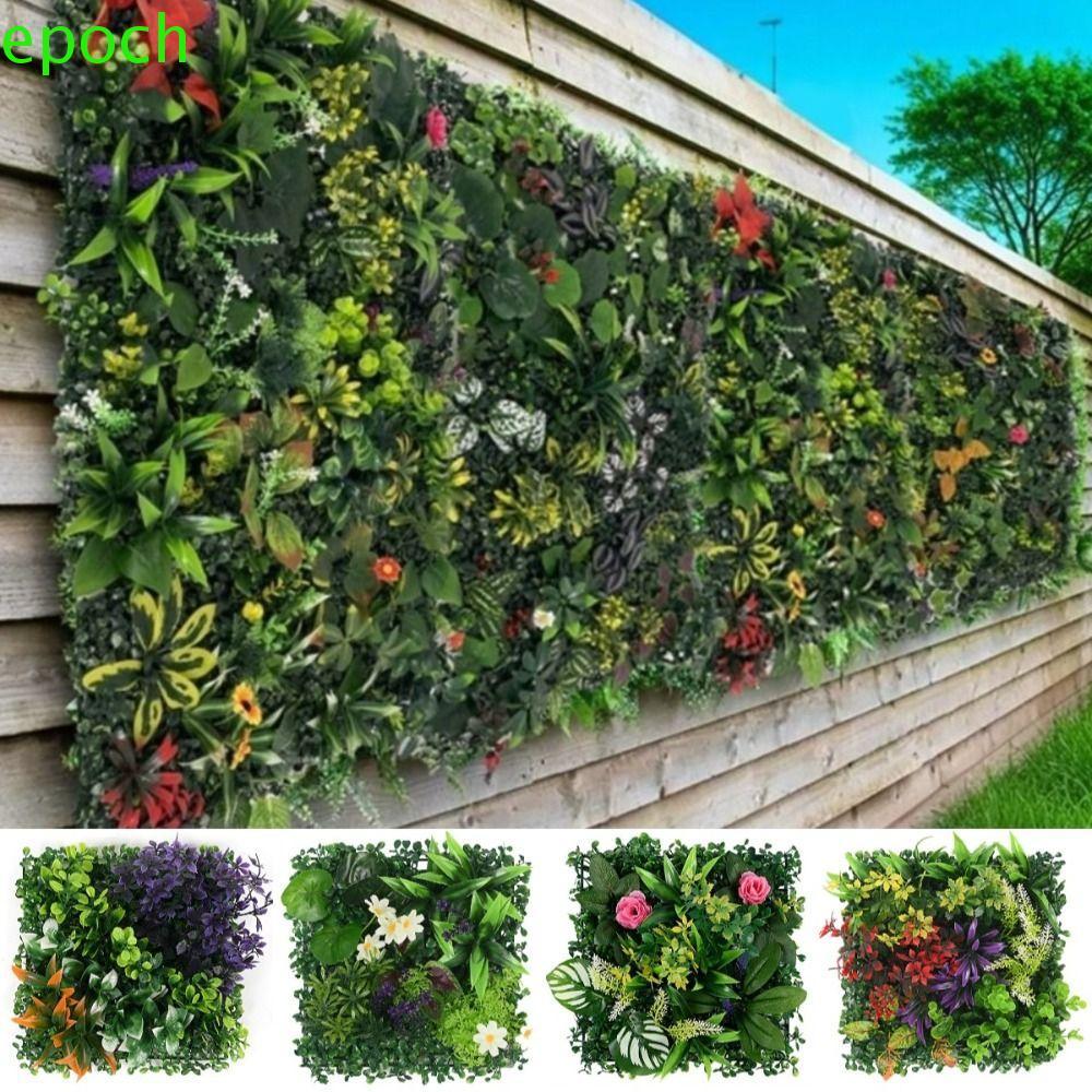 EPOCH Artificial Plant Wall Panel, DIY Flower Artificial Eucalyptus ...