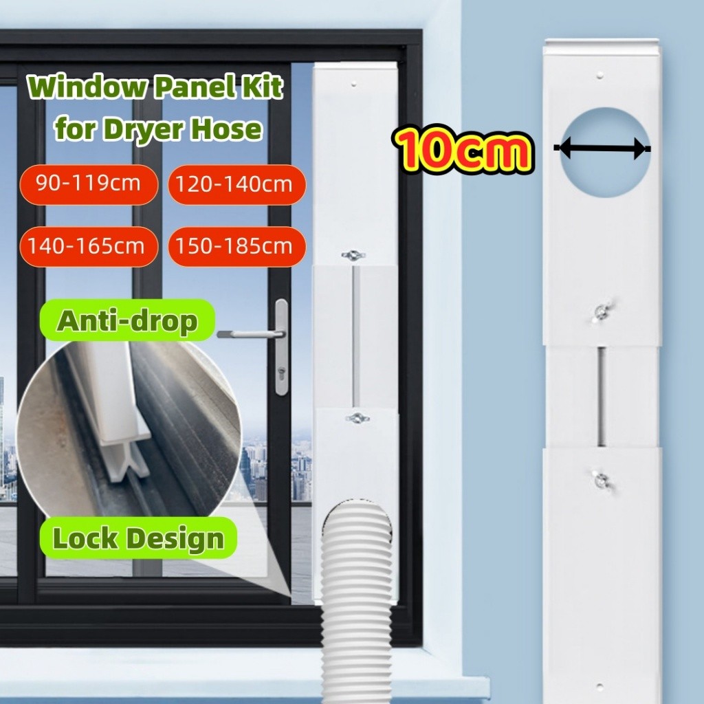 Portable Air Conditioner Window Kit for Dryer Hose with 10cm Diameter ...