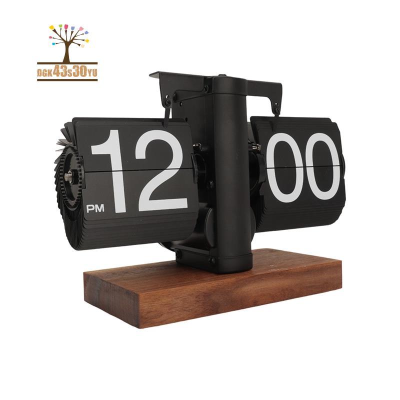 Digital Flip Down Clock Retro Automatic Turning Battery Operated ...
