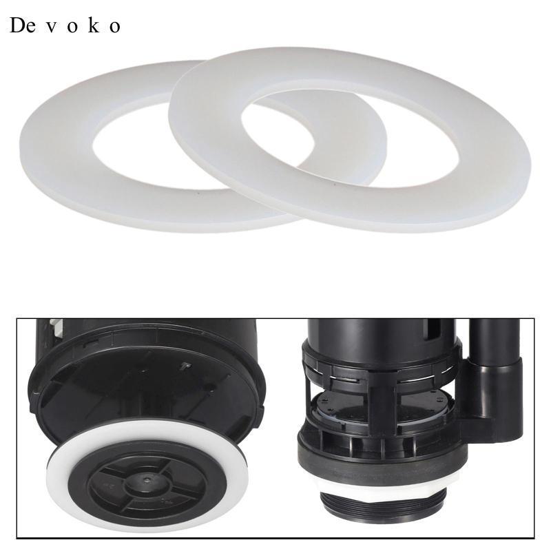 Devoko 2Pcs Toilet Flush Valve Seal Rings 5cm Inner Hole Diameter ...