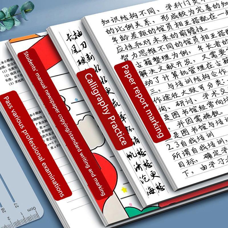 [MAKY] Calligraphy Stencil Straight Line A4 Clear Ruler Writing Tool ...