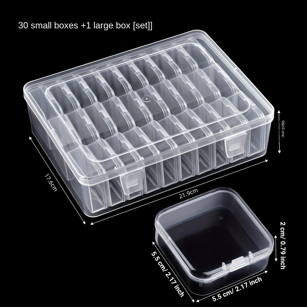 Transparent Bean Storage Box Plastic Desktop Bean-fighting Tool Sub ...