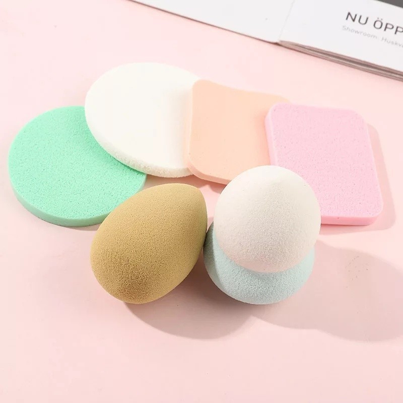 POPmaker Beauty Blender 6pcs Wajah Halus Natural - Gambar 2