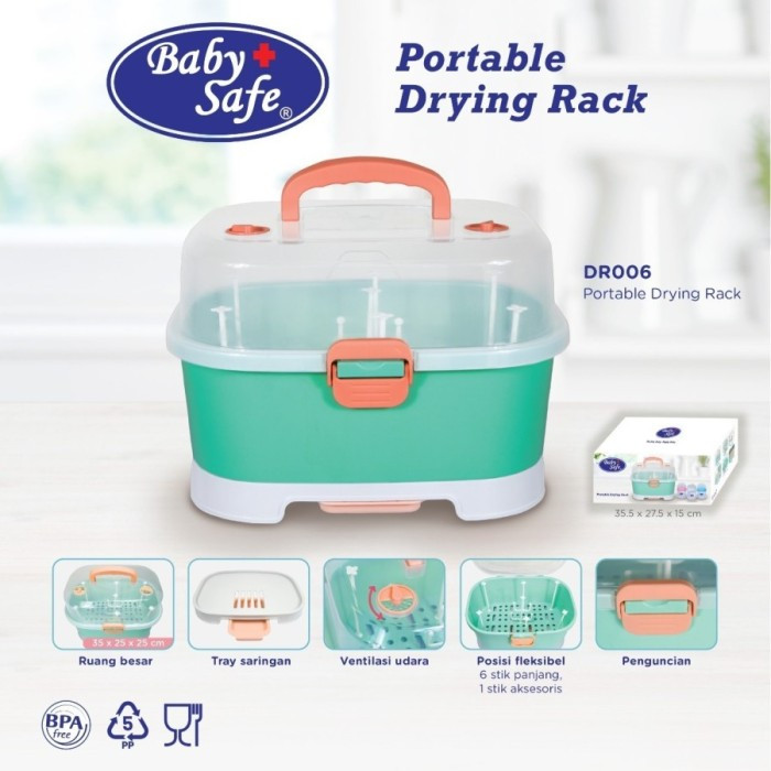 [GPP] Baby Safe Portable Drying Rack DR006 (Baby Milk Bottle Drying ...