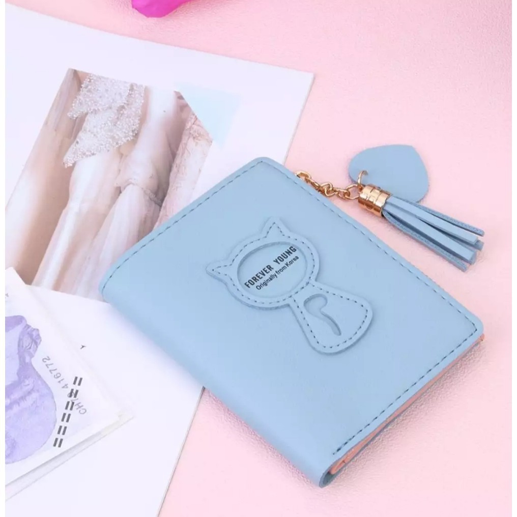 LAAPAKA DOMPET WANITA KOREAN FASHION TRENDY FASHION WALLET - Gambar 4