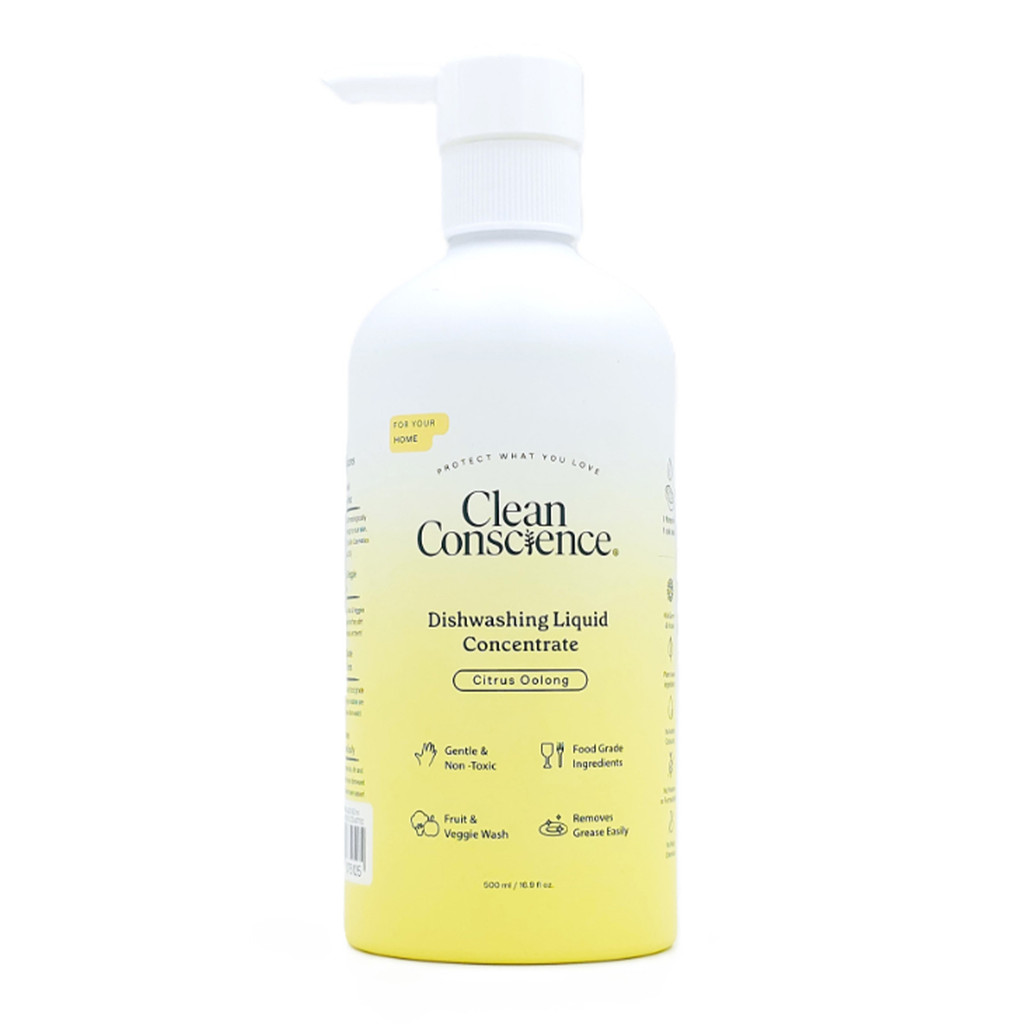Clean Conscience Dishwashing Liquid Citrus Oolong 500ml | Shopee Singapore