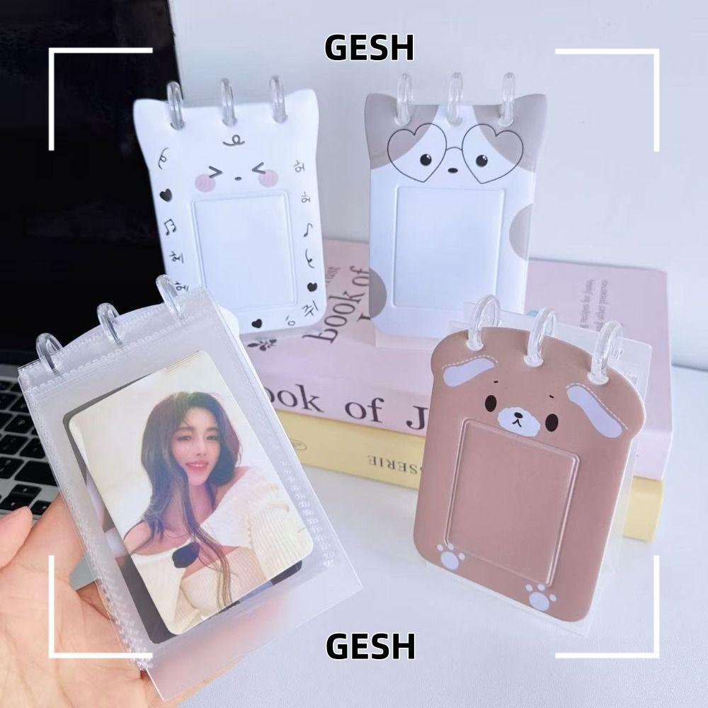 GESH Mini Photo Album, Cartoon Display Desktop Standing Album, High ...