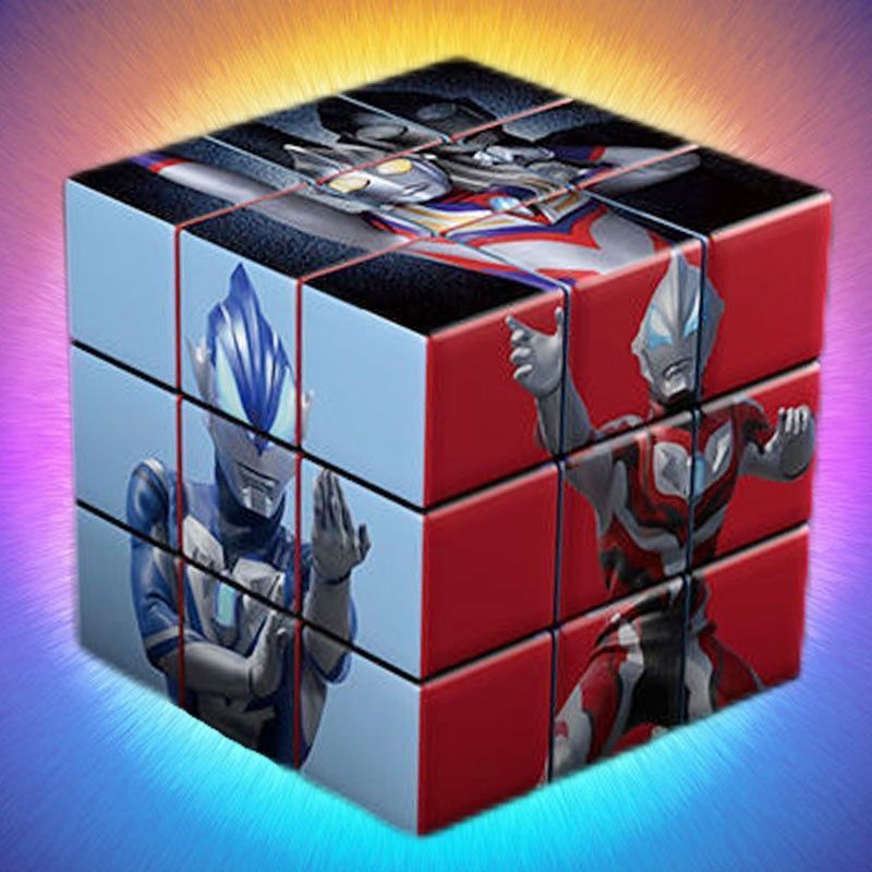图案不掉色卡通魔方三阶魔方魔方幼儿园儿童玩具魔方The pattern does not fade cartoon Rubik's cube ...