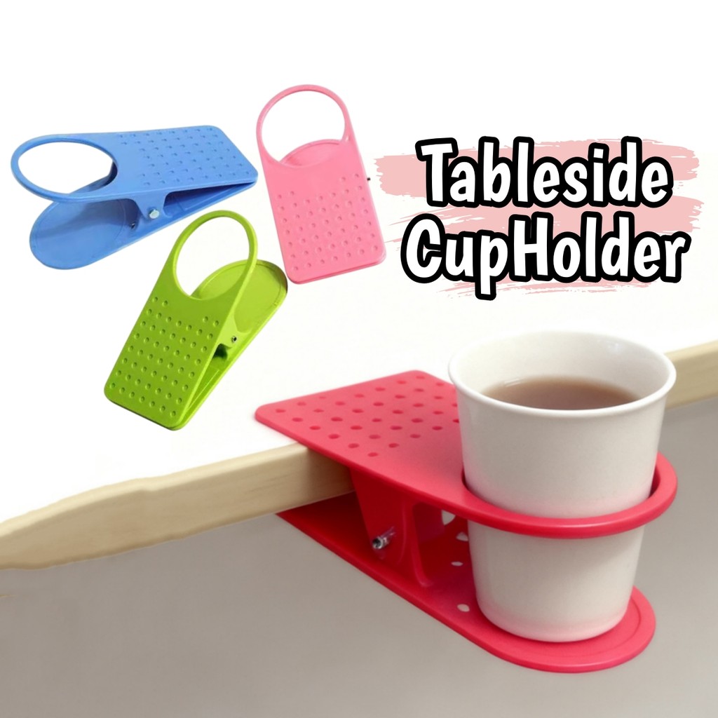 Detachable Computer Table Drinking Cup Clipping Stand Clamp On Water ...